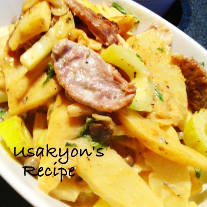 豚肉とタケノコとセロリの味噌マヨ炒め レシピ 作り方 By うさきょん2336 楽天レシピ 豚肉とタケノコとセロリの味噌マヨ炒め レシピ 作り方 By うさきょん2336 楽天レシピ